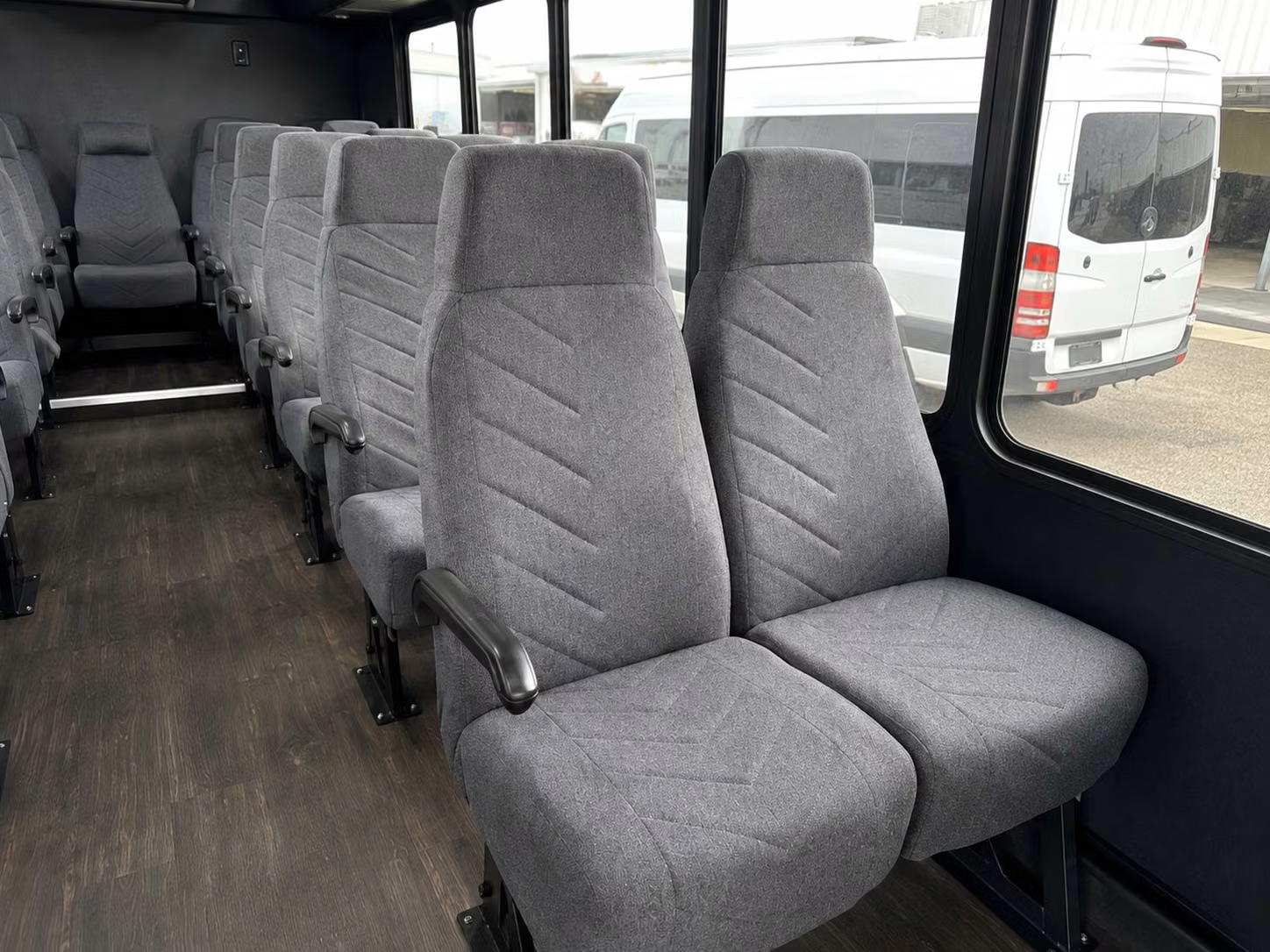 15 passenger minibus inside