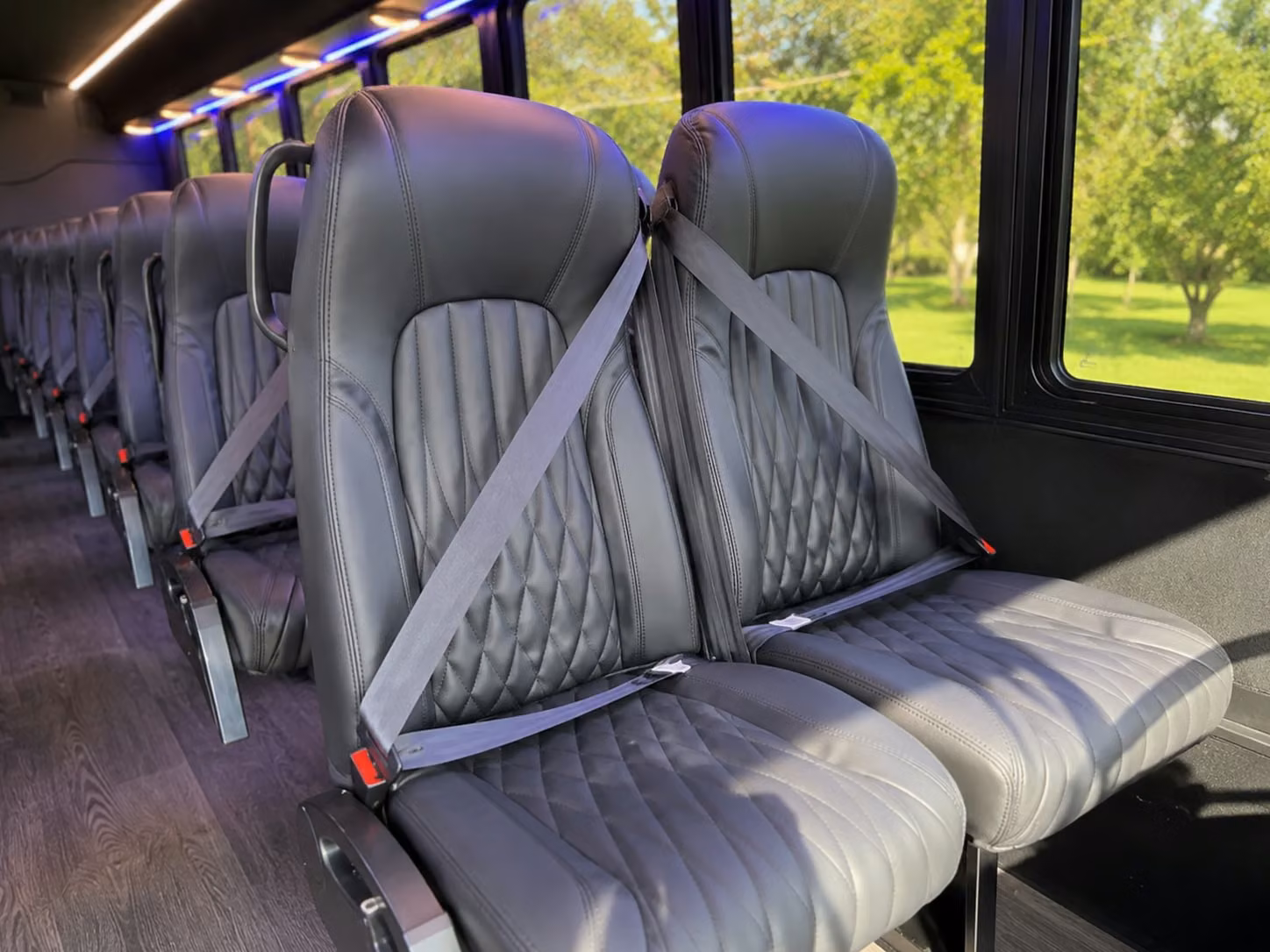 20 passenger minibus inside