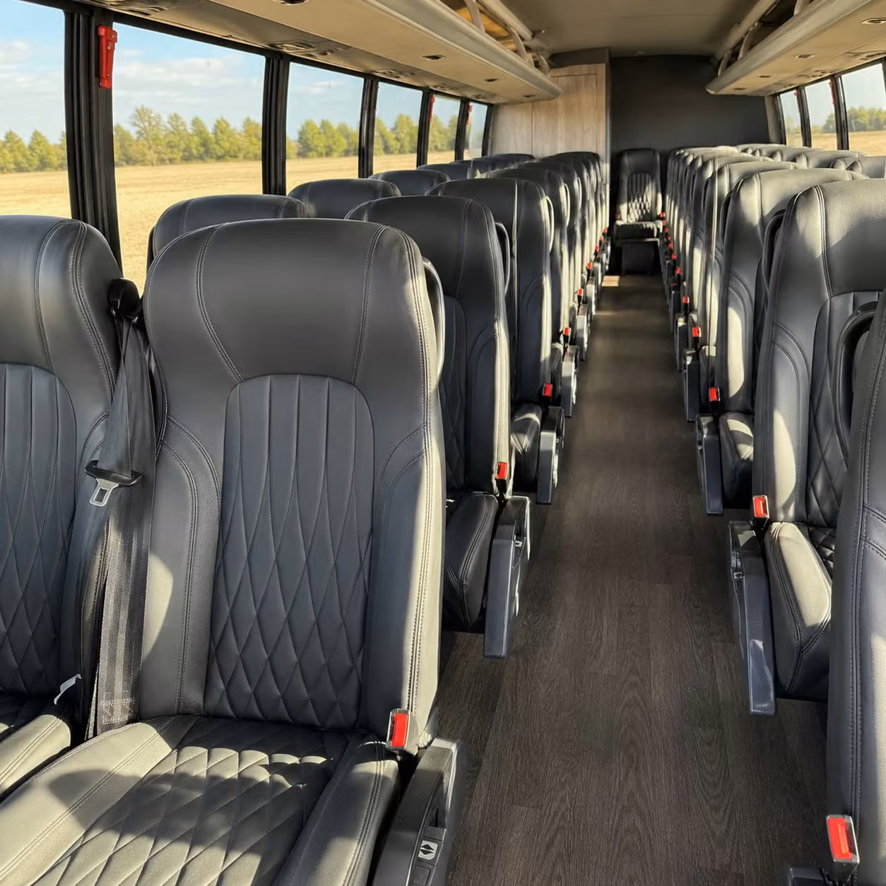 30 passenger minibus interior