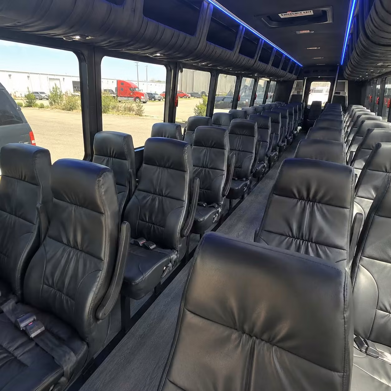 35 passenger minibus inside