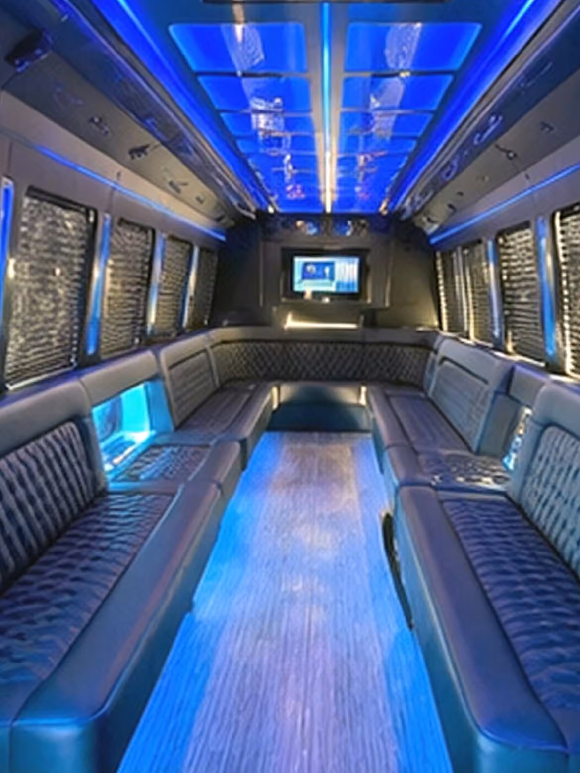 let a party bus turn the ride to the show into part of the night