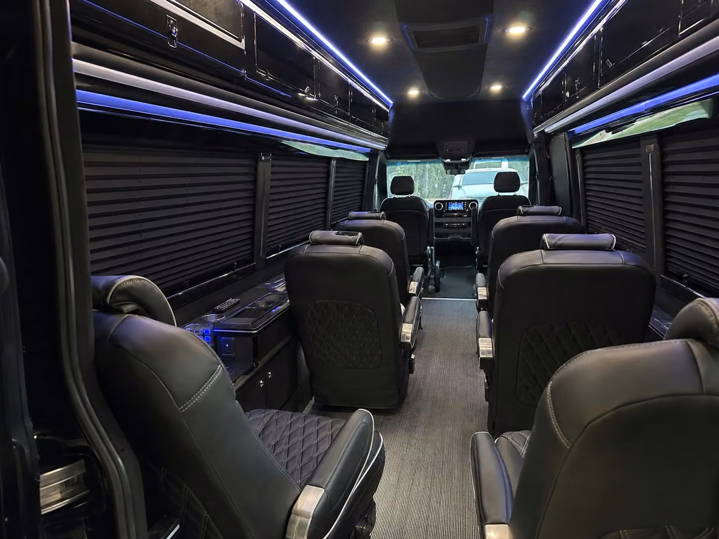 sprinter van with driver interior