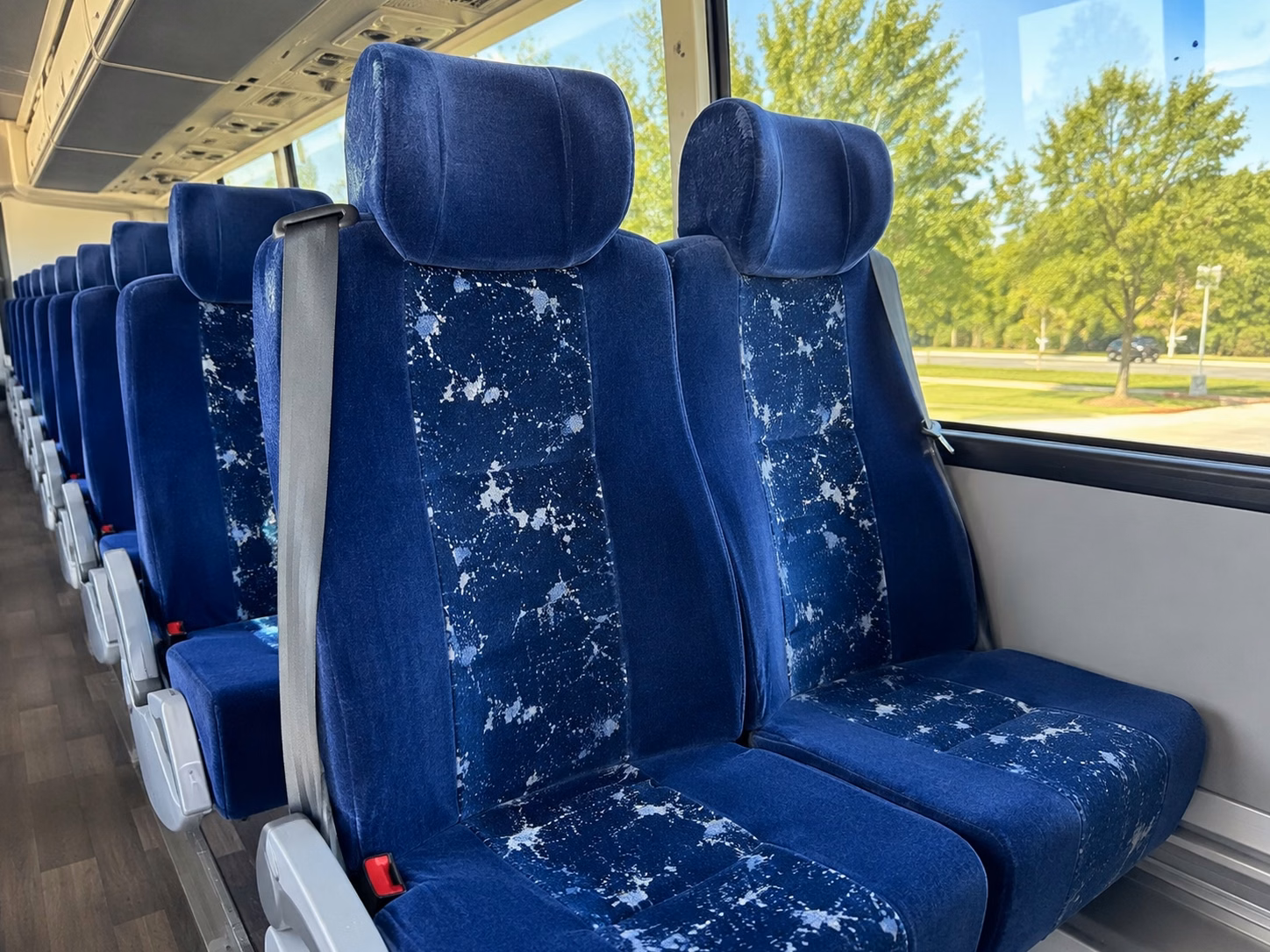 victorville charter bus interior