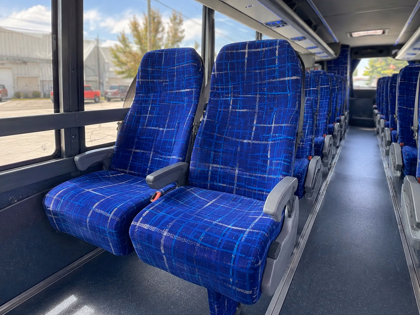 victorville charter bus rental interior